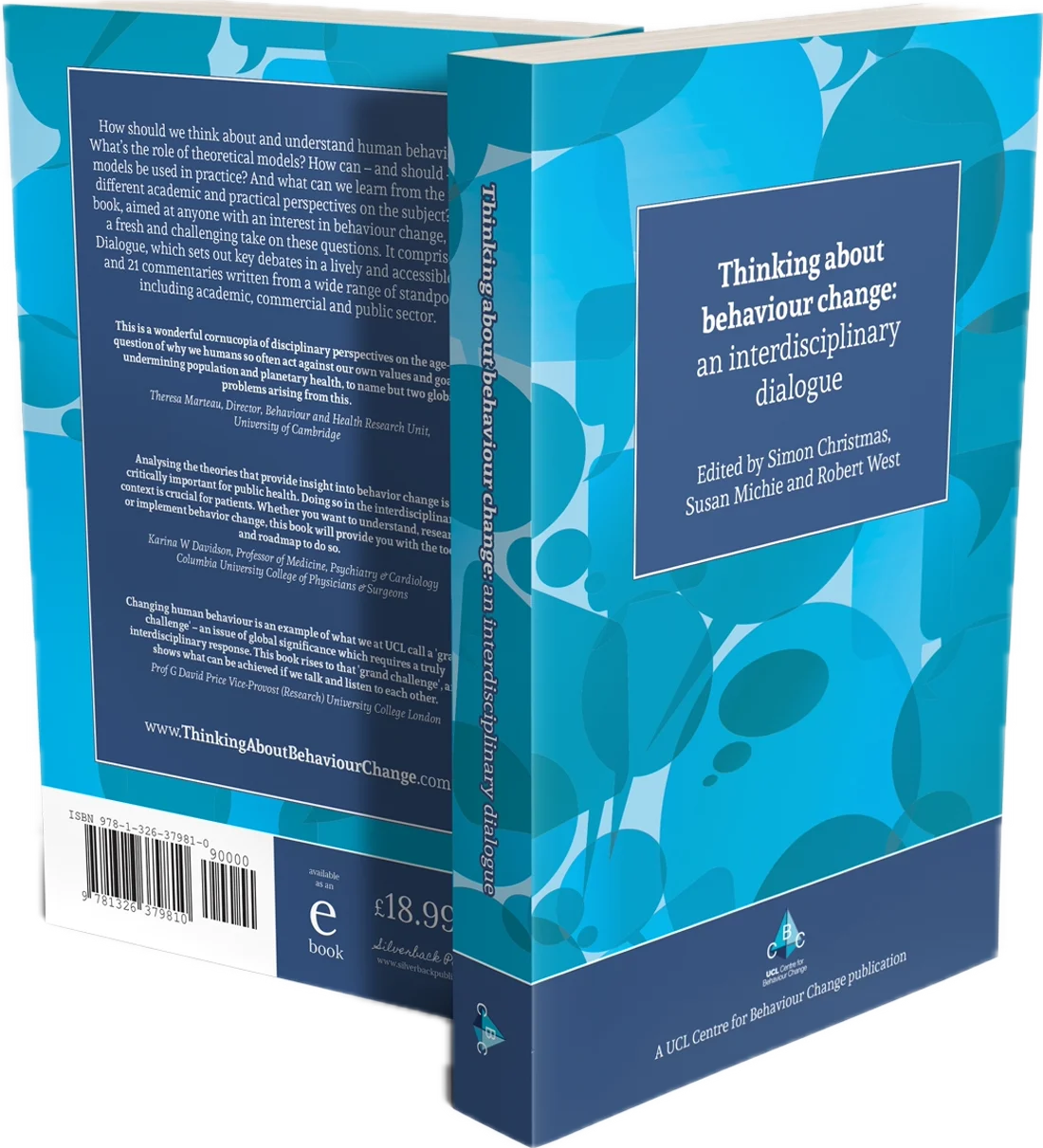 Thinking About Behaviour Change book, front and back covers